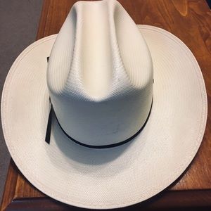 Stetson straw cowboy hat